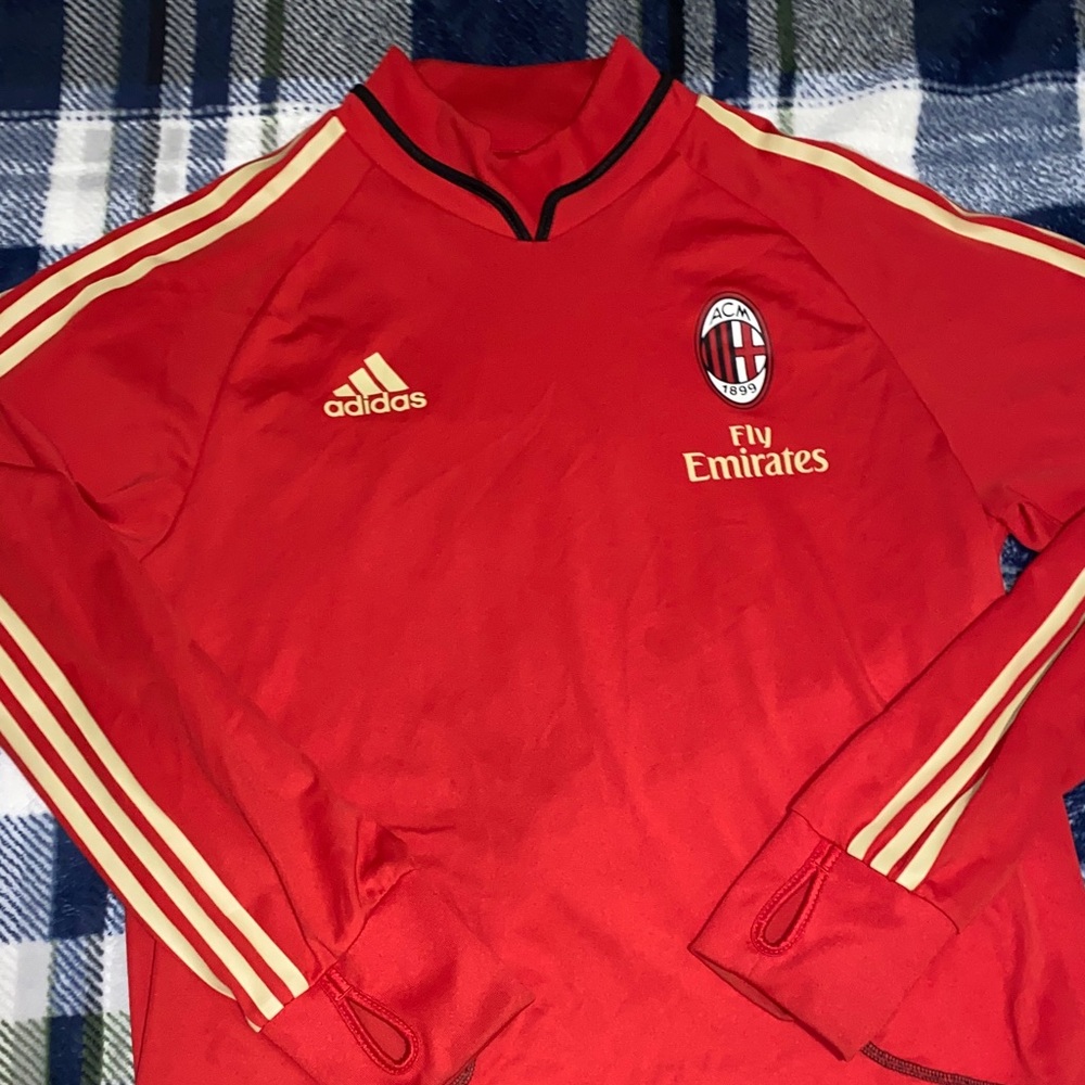 adidas Men’s AC Milan Red pullover